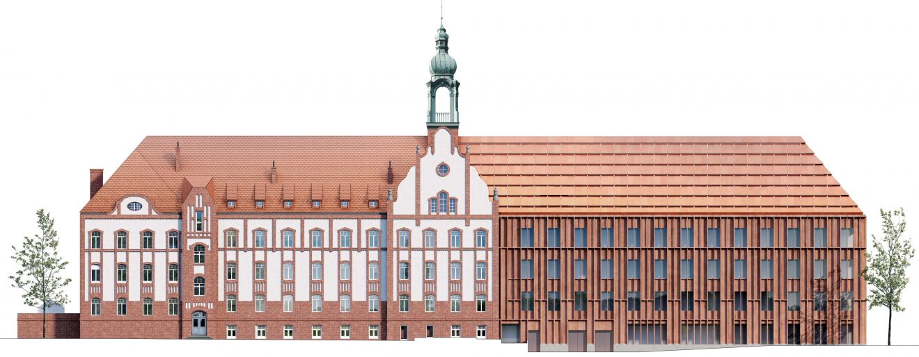 uba 2101 dahlemer dreieck wb fassade nord hofseite klein